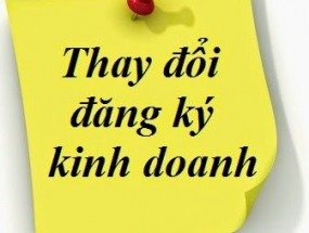 DỊCH VỤ THAY ĐỔI GIẤY PHÉP KINH DOANH